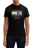 TOMMY JEANS REG PHOTO FLAG T-SHIRT ΜΠΛΟΥΖΑ ΑΝΔΡΙΚΗ BLACK