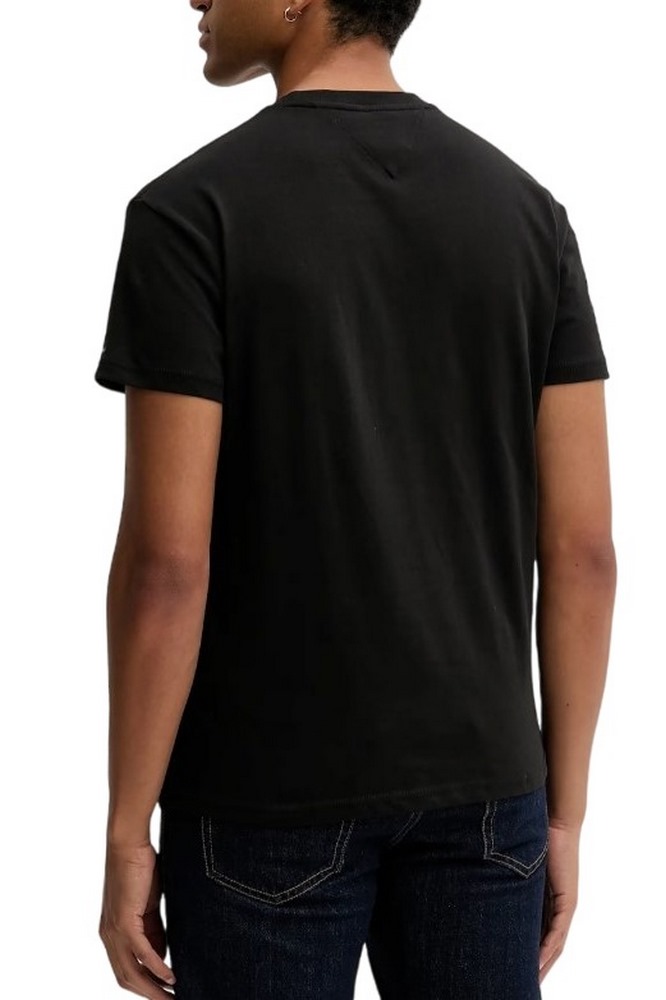 TOMMY JEANS REG PHOTO FLAG T-SHIRT ΜΠΛΟΥΖΑ ΑΝΔΡΙΚΗ BLACK