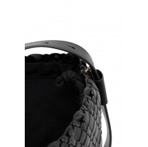 TOMMY HILFIGER BRAIDED MAXI HOBO ΤΣΑΝΤΑ ΓΥΝΑΙΚΕΙΑ BLACK