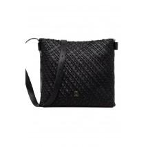 TOMMY HILFIGER BRAIDED MAXI HOBO ΤΣΑΝΤΑ ΓΥΝΑΙΚΕΙΑ BLACK