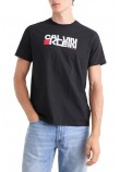 CALVIN KLEIN JEANS 30s EU CK REDBOX GRAPHIC TEE T-SHIRT ΜΠΛΟΥΖΑ ΑΝΔΡΙΚΗ BLACK