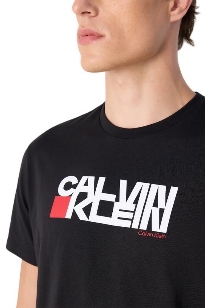 CALVIN KLEIN JEANS 30s EU CK REDBOX GRAPHIC TEE T-SHIRT ΜΠΛΟΥΖΑ ΑΝΔΡΙΚΗ BLACK