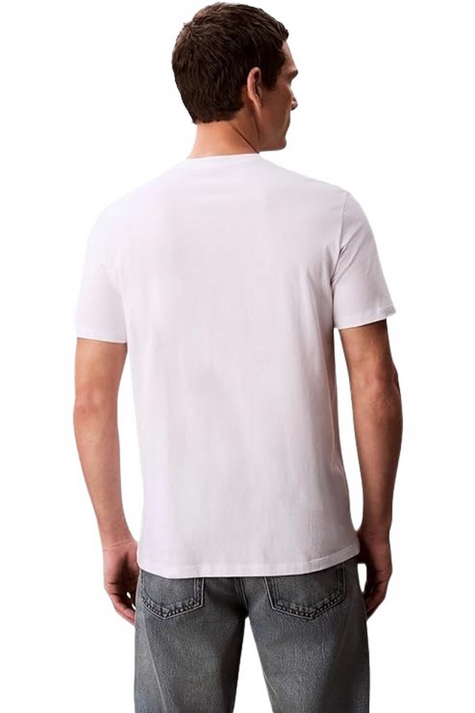 CALVIN KLEIN JEANS 30s EU CK REDBOX GRAPHIC TEE T-SHIRT ΜΠΛΟΥΖΑ ΑΝΔΡΙΚΗ WHITE