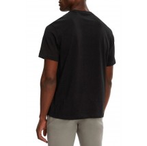 GUESS JEANS SS CN REG PKT TEE ΜΠΛΟΥΖΑ ΑΝΔΡΙΚΗ BLACK