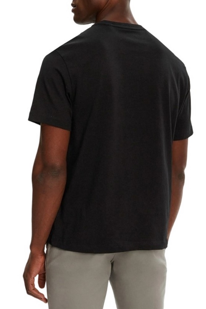 GUESS JEANS SS CN REG PKT TEE ΜΠΛΟΥΖΑ ΑΝΔΡΙΚΗ BLACK