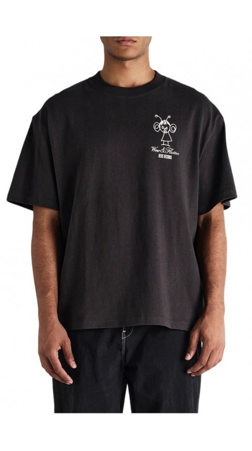 DEUS SENSORY OVERLOAD TEE T-SHIRT ΜΠΛΟΥΖΑ ΑΝΔΡΙΚΗ ANTHRACHITE