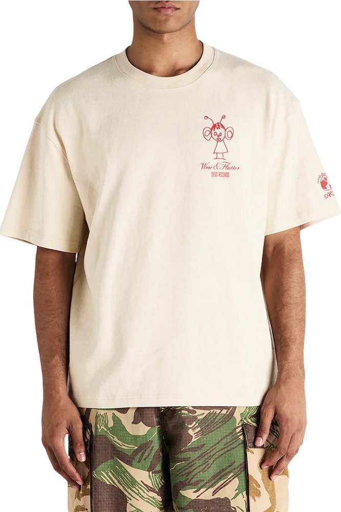 DEUS SENSORY OVERLOAD TEE T-SHIRT ΜΠΛΟΥΖΑ ΑΝΔΡΙΚΗ BEIGE