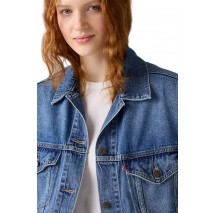 LEVIS XL WOMENS TRUCKER HOLD MY PURS ΜΠΟΥΦΑΝ ΓΥΝΑΙΚΕΙΟ BLUΕ DENIM