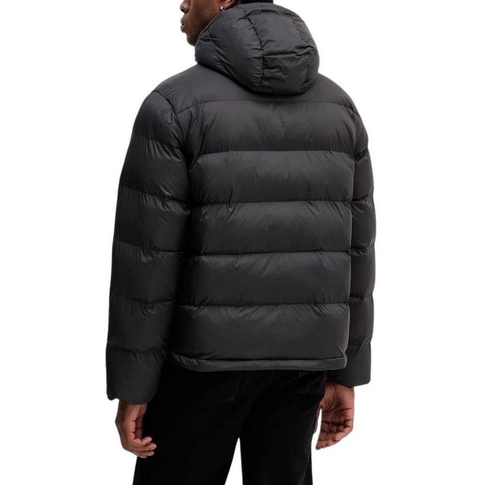 CALVIN KLEIN JEANS LS NYLON MONOGRAM PUFFER JKT ΜΠΟΥΦΑΝ ΑΝΔΡΙΚΟ BLACK