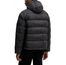 CALVIN KLEIN JEANS LS NYLON MONOGRAM PUFFER JKT ΜΠΟΥΦΑΝ ΑΝΔΡΙΚΟ BLACK