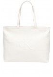 CALVIN KLEIN JEANS SCULPTED SLIM TOTE34 ΤΣΑΝΤΑ ΓΥΝΑΙΚΕΙΑ WHITE