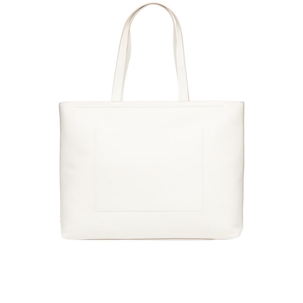 CALVIN KLEIN JEANS SCULPTED SLIM TOTE34 ΤΣΑΝΤΑ ΓΥΝΑΙΚΕΙΑ WHITE
