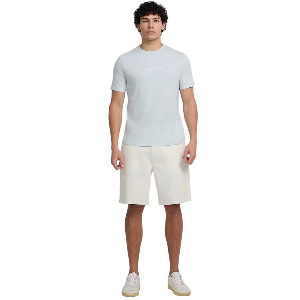 GUESS JEANS REGULAR DENIM SHORT ΒΕΡΜΟΥΔΑ OFF WHITE
