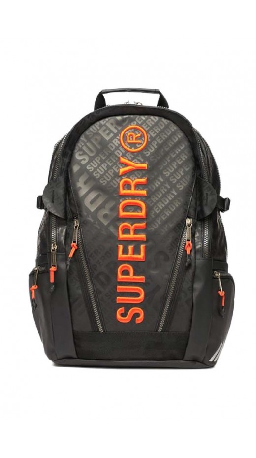 SUPERDRY D1 SDNA TARP AOP RUCKSACK ΤΣΑΝΤΑ ΑΝΔΡΙΚΗ BLACK