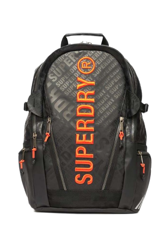 SUPERDRY D1 SDNA TARP AOP RUCKSACK ΤΣΑΝΤΑ ΑΝΔΡΙΚΗ BLACK