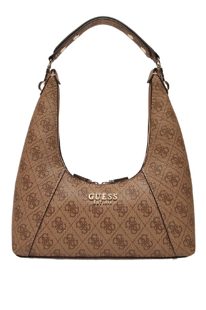GUESS CALISTA TOP ZIP SHOULDER BAG ΤΣΑΝΤΑ ΓΥΝΑΙΚΕΙΑ LATTE