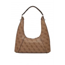 GUESS CALISTA TOP ZIP SHOULDER BAG ΤΣΑΝΤΑ ΓΥΝΑΙΚΕΙΑ LATTE