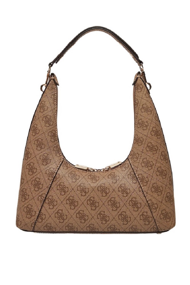 GUESS CALISTA TOP ZIP SHOULDER BAG ΤΣΑΝΤΑ ΓΥΝΑΙΚΕΙΑ LATTE