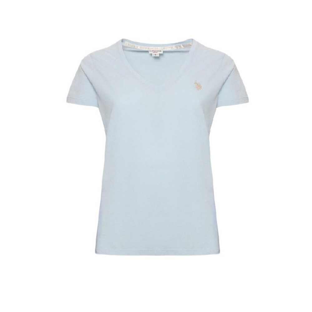 U.S.POLO ASSN BELL 000149 EH03 L.J. SHORT SLEEVES T SHIRT ΜΠΛΟΥΖΑ ΓΥΝΑΙΚΕΙΑ CIEL