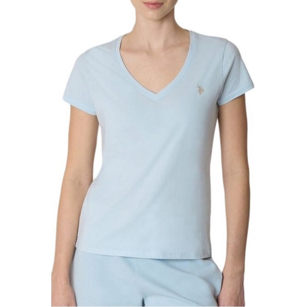 U.S.POLO ASSN BELL 000149 EH03 L.J. SHORT SLEEVES T SHIRT ΜΠΛΟΥΖΑ ΓΥΝΑΙΚΕΙΑ CIEL