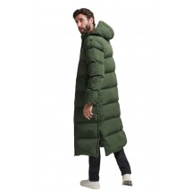 ΜΠΟΥΦΑΝ D2 STUDIOS SUPER DUVET COAT  ΑΝΔΡΙΚΟ SUPERDRY DARK GREEN