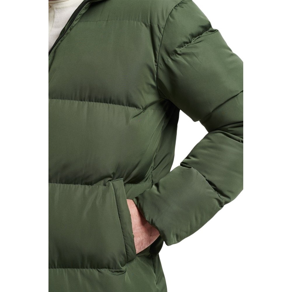 ΜΠΟΥΦΑΝ D2 STUDIOS SUPER DUVET COAT  ΑΝΔΡΙΚΟ SUPERDRY DARK GREEN