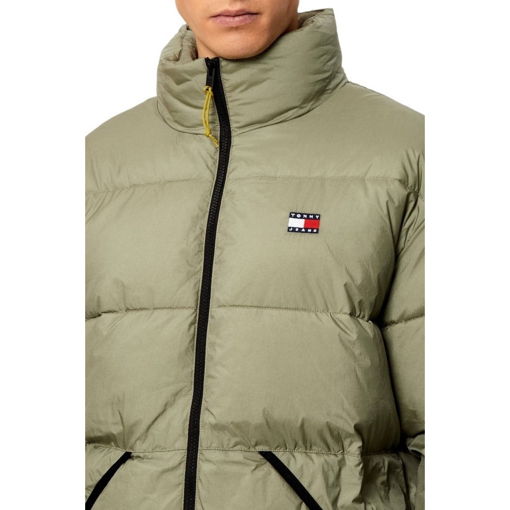 TOMMY JEANS VAIL PUFFER EXT ΜΠΟΥΦΑΝ ΑΝΔΡΙΚΟ KHAKI
