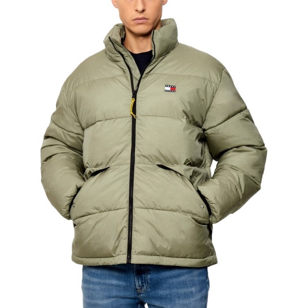 TOMMY JEANS VAIL PUFFER EXT ΜΠΟΥΦΑΝ ΑΝΔΡΙΚΟ KHAKI