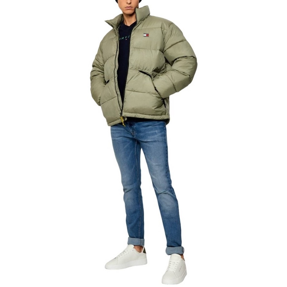 TOMMY JEANS VAIL PUFFER EXT ΜΠΟΥΦΑΝ ΑΝΔΡΙΚΟ KHAKI