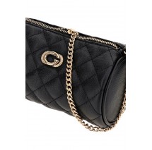 GUESS TUBE POUCH ΤΣΑΝΤΑ ΓΥΝΑΙΚΕΙΑ BLACK