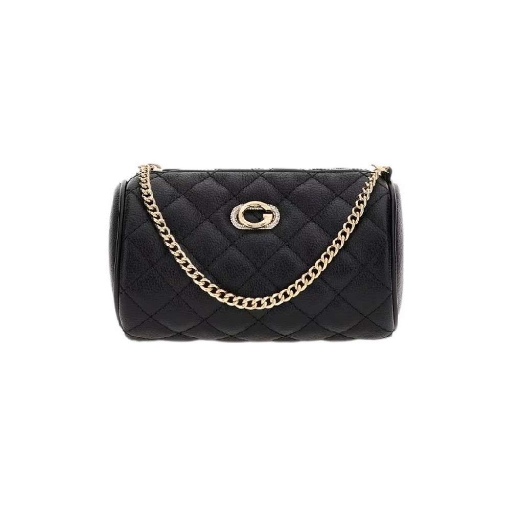 GUESS TUBE POUCH ΤΣΑΝΤΑ ΓΥΝΑΙΚΕΙΑ BLACK
