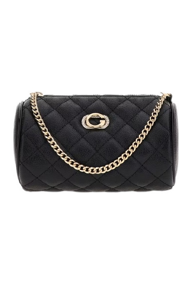 GUESS TUBE POUCH ΤΣΑΝΤΑ ΓΥΝΑΙΚΕΙΑ BLACK