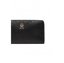 TOMMY HILFIGER DISTINCT LRG ZA MONO ΠΟΡΤΟΦΟΛΙ ΓΥΝΑΙΚΕΙΟ BLACK