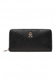 TOMMY HILFIGER DISTINCT LRG ZA MONO ΠΟΡΤΟΦΟΛΙ ΓΥΝΑΙΚΕΙΟ BLACK