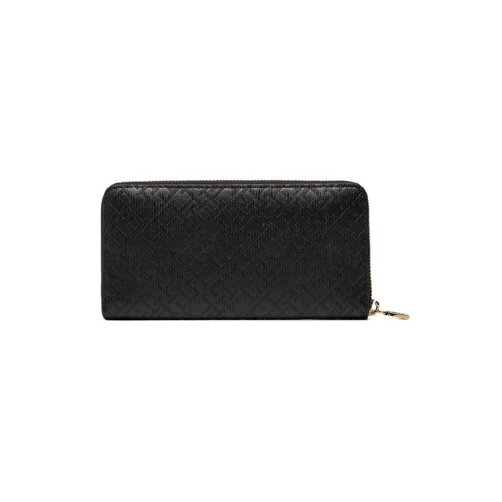 TOMMY HILFIGER DISTINCT LRG ZA MONO ΠΟΡΤΟΦΟΛΙ ΓΥΝΑΙΚΕΙΟ BLACK