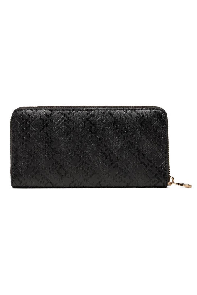 TOMMY HILFIGER DISTINCT LRG ZA MONO ΠΟΡΤΟΦΟΛΙ ΓΥΝΑΙΚΕΙΟ BLACK