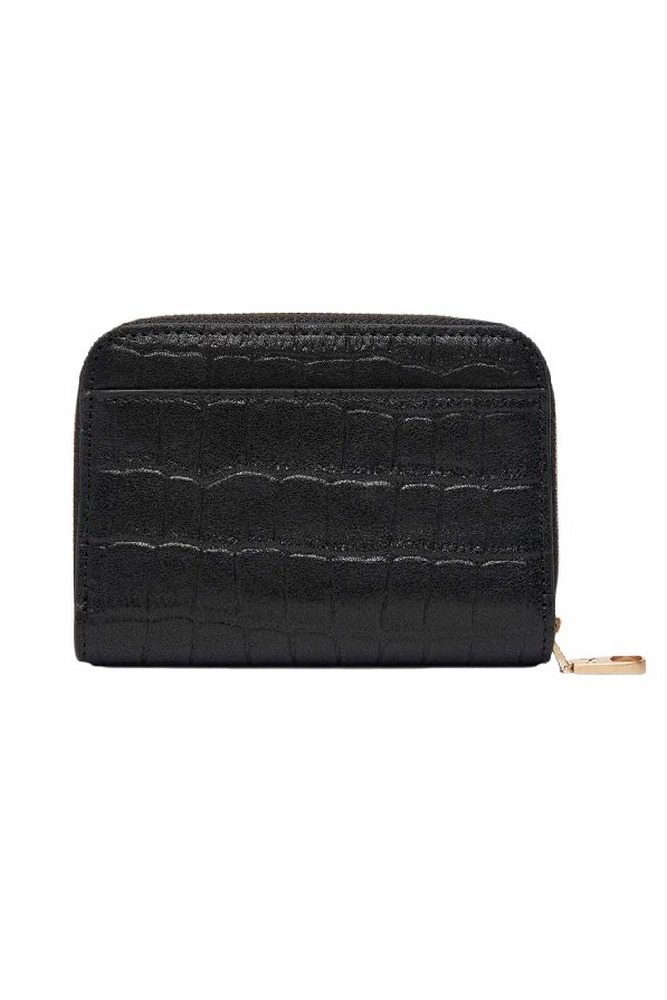 CALVIN KLEIN  CROC MEDIUM FLAP ZIP AROUND ΠΟΡΤΟΦΟΛΙ ΓΥΝΑΙΚΕΙΟ BLACK