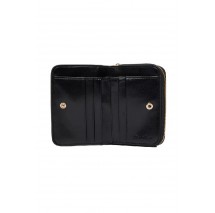 CALVIN KLEIN  CROC MEDIUM FLAP ZIP AROUND ΠΟΡΤΟΦΟΛΙ ΓΥΝΑΙΚΕΙΟ BLACK