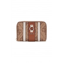 GUESS ERENIA SLG MEDIUM ZIP AROUND ΠΟΡΤΟΦΟΛΙ ΓΥΝΑΙΚΕΙΟ LATTE