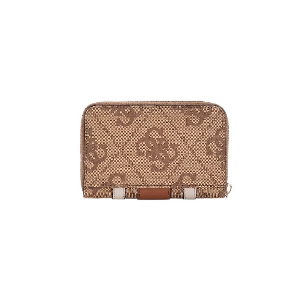 GUESS ERENIA SLG MEDIUM ZIP AROUND ΠΟΡΤΟΦΟΛΙ ΓΥΝΑΙΚΕΙΟ LATTE