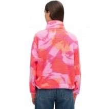 SUPERDRY D2 OVIN SUPER SOFT PRINTED HENLEY ΜΠΛΟΥΖΑ ΓΥΝΑΙΚΕΙΑ CORAL