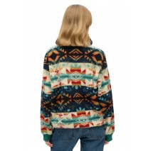 SUPERDRY D2 OVIN SUPER SOFT PRINTED HENLEY ΜΠΛΟΥΖΑ ΓΥΝΑΙΚΕΙΑ MULTI