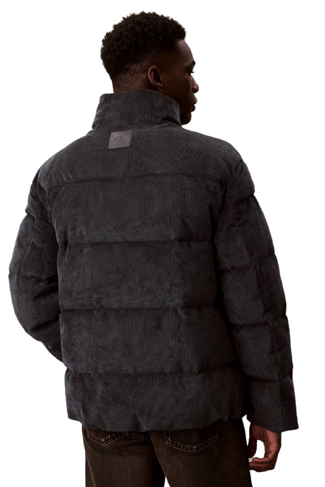 CALVIN KLEIN JEANS LS CORDUROY MID WT PUFFER JACKET ΜΠΟΥΦΑΝ ΑΝΔΡΙΚΟ BLUE