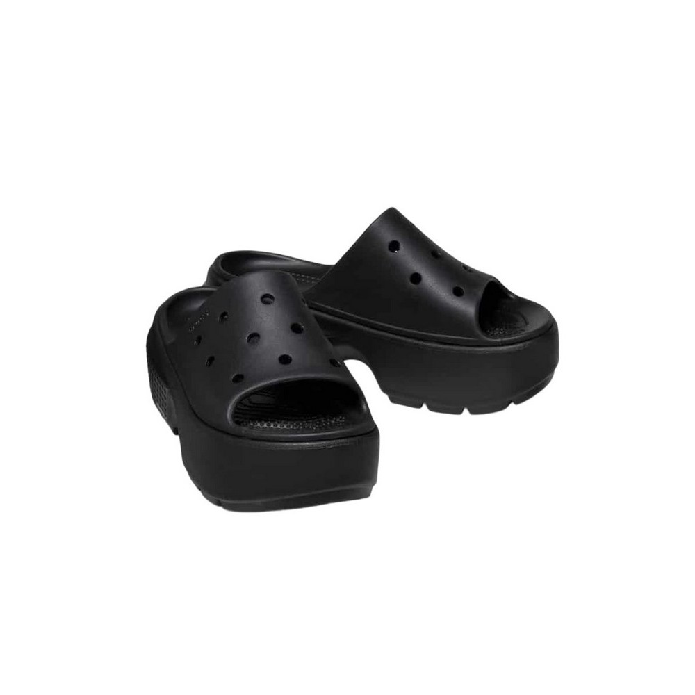 CROCS STOMP SLIDE 209346 ΠΑΝΤΟΦΛΑ ΓΥΝΑΙΚΕΙΑ BLACK