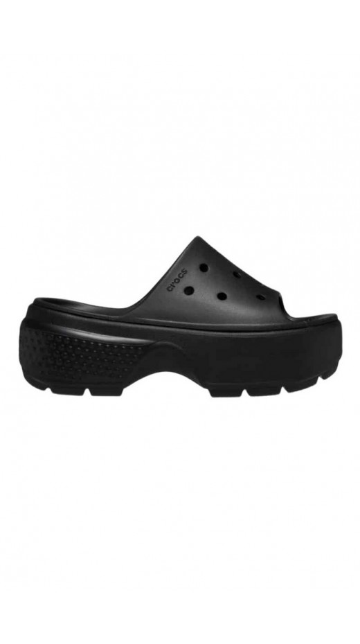 CROCS STOMP SLIDE 209346 ΠΑΝΤΟΦΛΑ ΓΥΝΑΙΚΕΙΑ BLACK