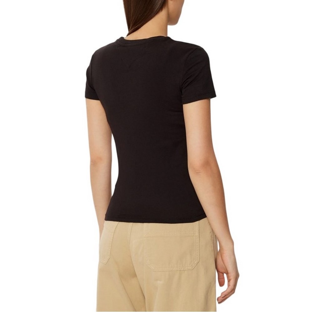 TOMMY JEANS C-NECK TEE T-SHIRT ΜΠΛΟΥΖΑ ΓΥΝΑΙΚΕΙΑ BLACK