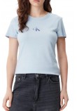 CALVIN KLEIN JEANS CUI NIAGARA MIST T-SHIR ΜΠΛΟΥΖΑ ΓΥΝΑΙΚΕΙΑ CIEL
