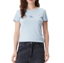 CALVIN KLEIN JEANS CUI NIAGARA MIST T-SHIR ΜΠΛΟΥΖΑ ΓΥΝΑΙΚΕΙΑ CIEL