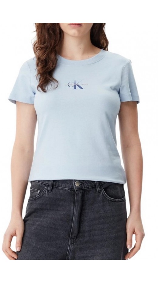 CALVIN KLEIN JEANS CUI NIAGARA MIST T-SHIR ΜΠΛΟΥΖΑ ΓΥΝΑΙΚΕΙΑ CIEL