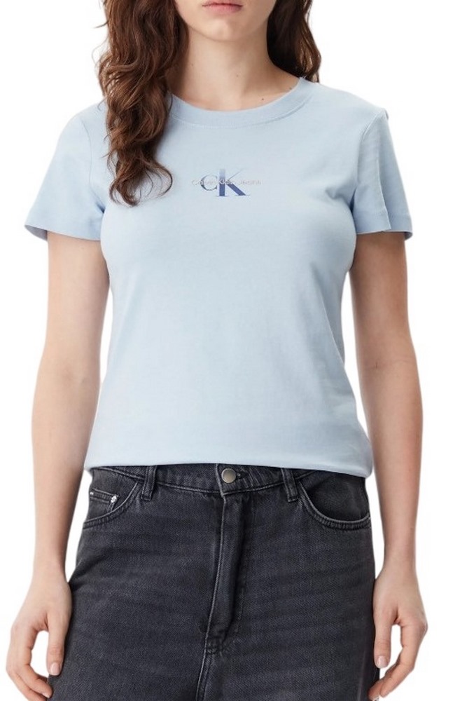 CALVIN KLEIN JEANS CUI NIAGARA MIST T-SHIR ΜΠΛΟΥΖΑ ΓΥΝΑΙΚΕΙΑ CIEL